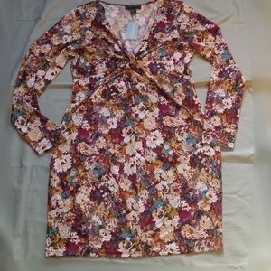 Forever21 Plus Size Short Floral Dress Multicolor